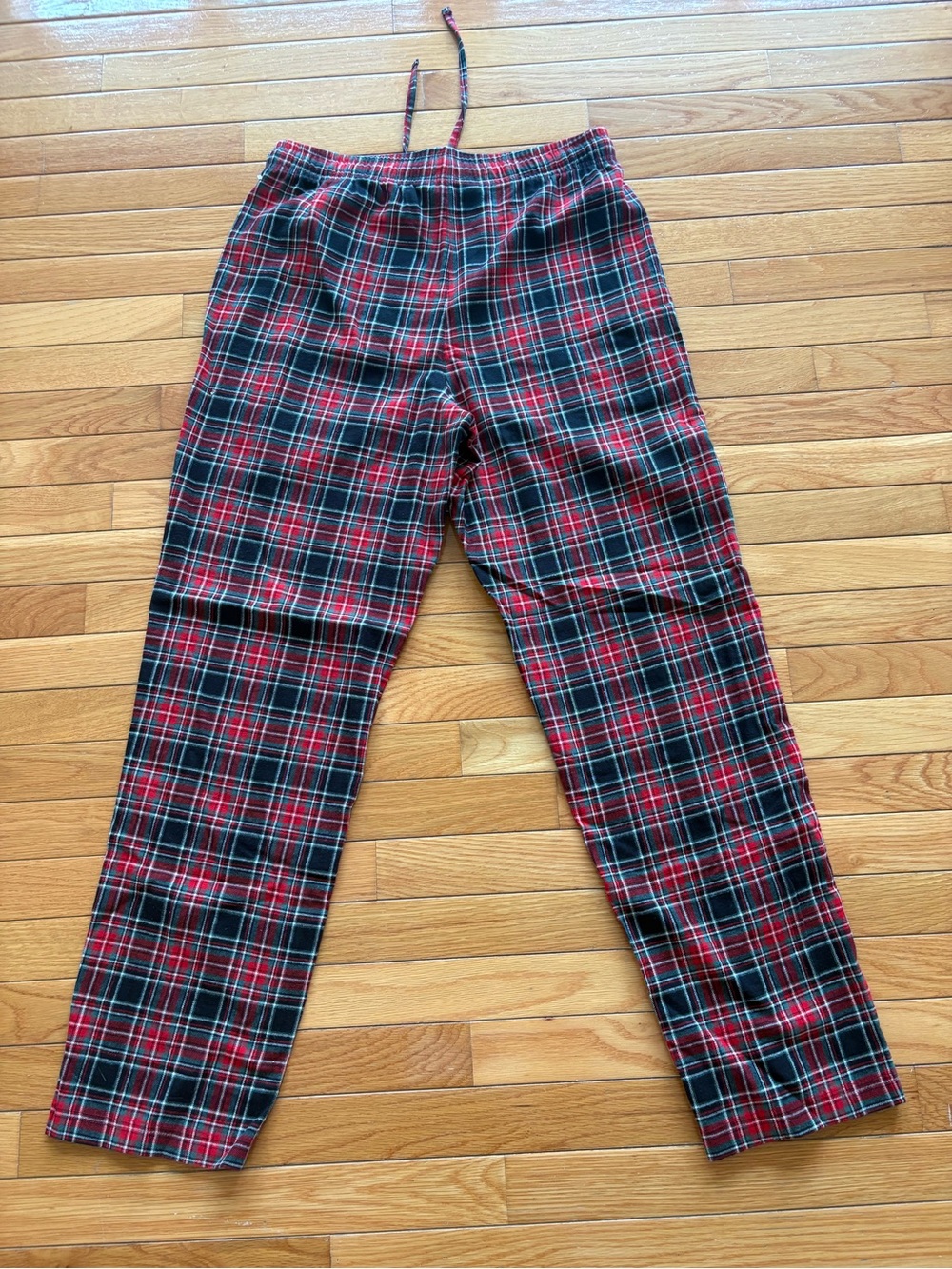 Eddie Bauer Red and Black Plaid Lounge Pants